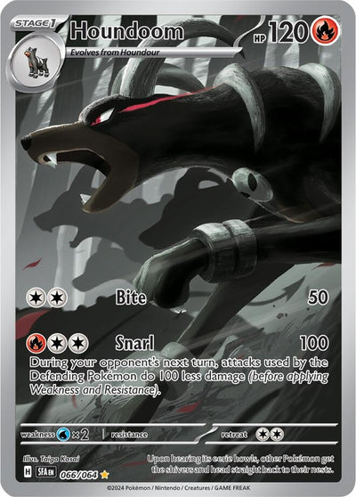 Image for Houndoom (SV: Shrouded Fable) (066/064) - Pokemon