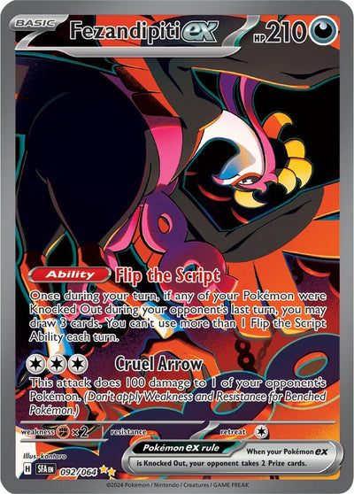 Image for Fezandipiti ex (SV: Shrouded Fable) (092/064) - Pokemon
