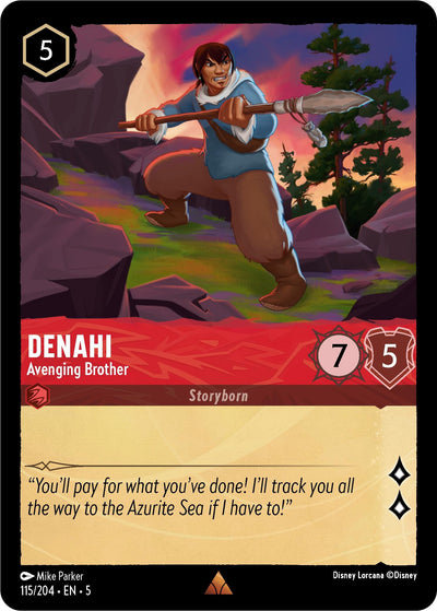 Image for Denahi - Avenging Brother (Shimmering Skies) (115/204) - Disney Lorcana