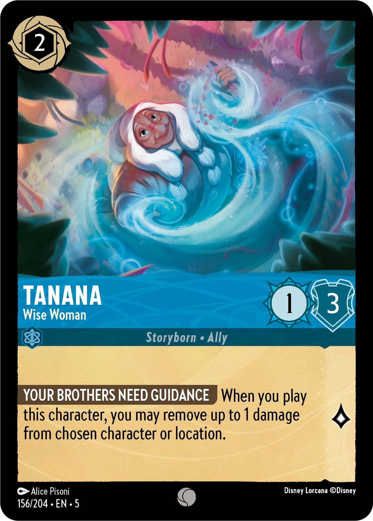 Image for Tanana - Wise Woman (Shimmering Skies) (156/204) - Disney Lorcana
