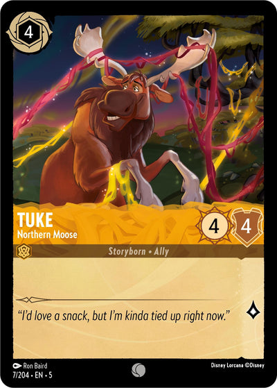 Image for Tuke - Northern Moose (Shimmering Skies) (7/204) - Disney Lorcana