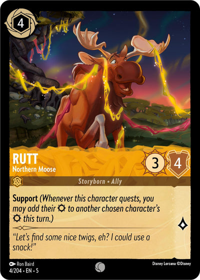 Image for Rutt - Northern Moose (Shimmering Skies) (4/204) - Disney Lorcana