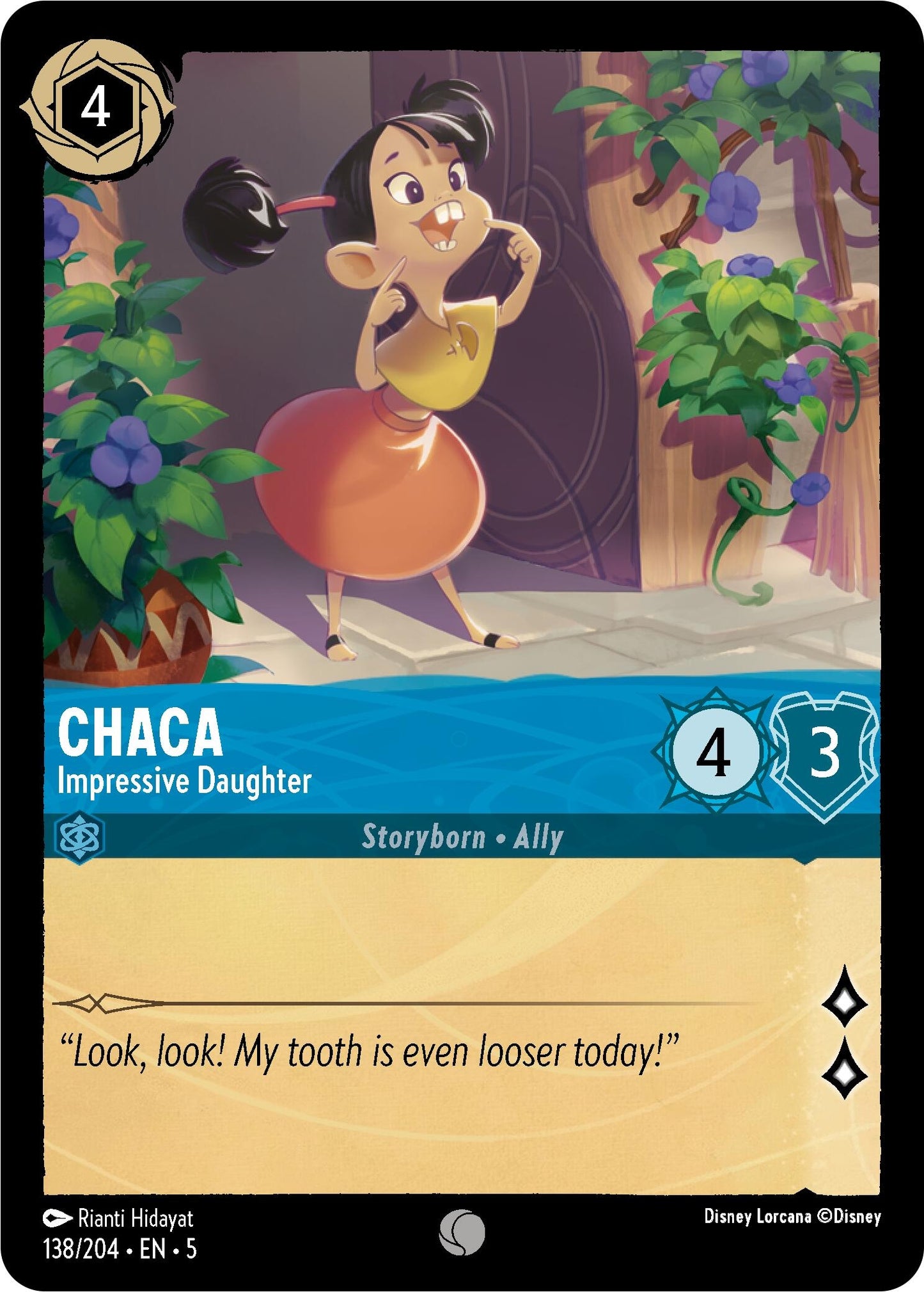 Image for Chaca - Impressive Daughter (Shimmering Skies) (138/204) - Disney Lorcana