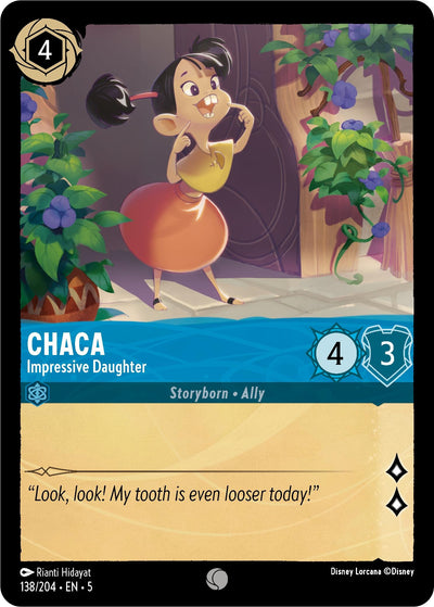 Image for Chaca - Impressive Daughter (Shimmering Skies) (138/204) - Disney Lorcana
