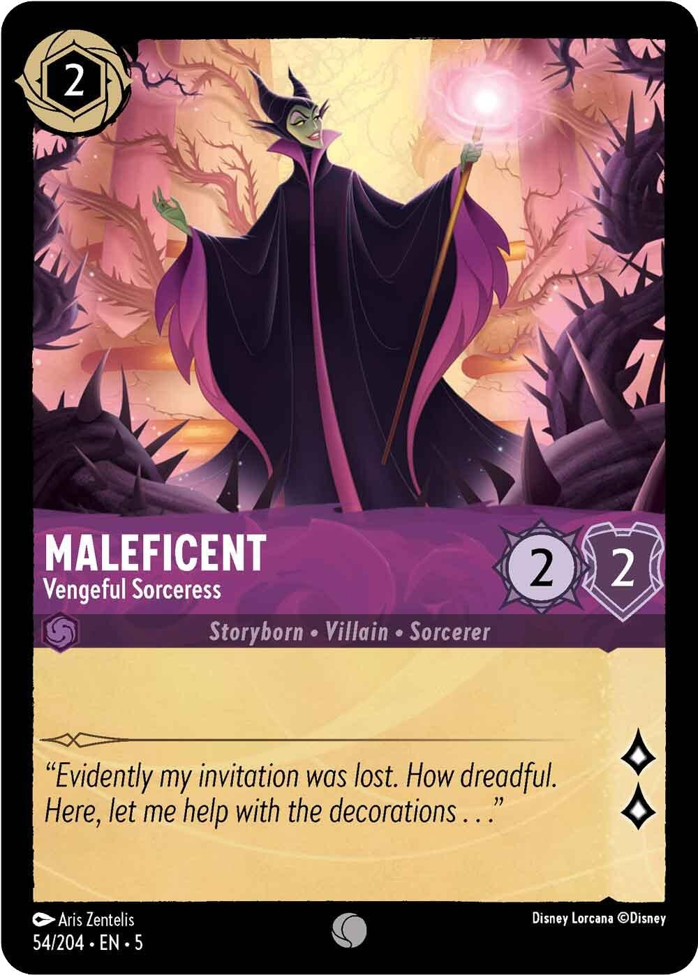 Image for Maleficent - Vengeful Sorceress (Shimmering Skies) (54/204) - Disney Lorcana