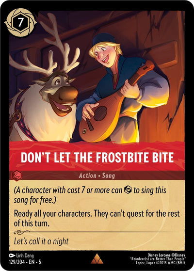 Image for Don't Let the Frostbite Bite (Shimmering Skies) (129/204) - Disney Lorcana