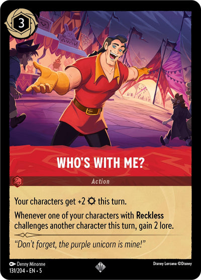 Image for Who's With Me? (Shimmering Skies) (131/204) - Disney Lorcana