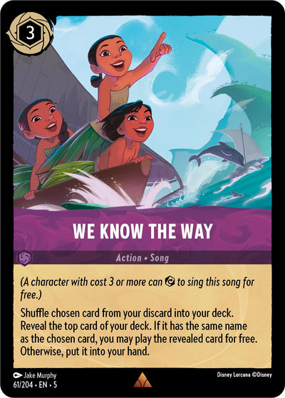 Image for We Know the Way (Shimmering Skies) (61/204) - Disney Lorcana