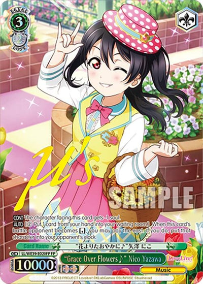 Image for "Grace Over Flowers" Nico Yazawa (FP) (Love Live! School Idol Festival Series 10th Anniversary Premium Booster) (LL/WE39-E020FP FP) - Weiss Schwarz