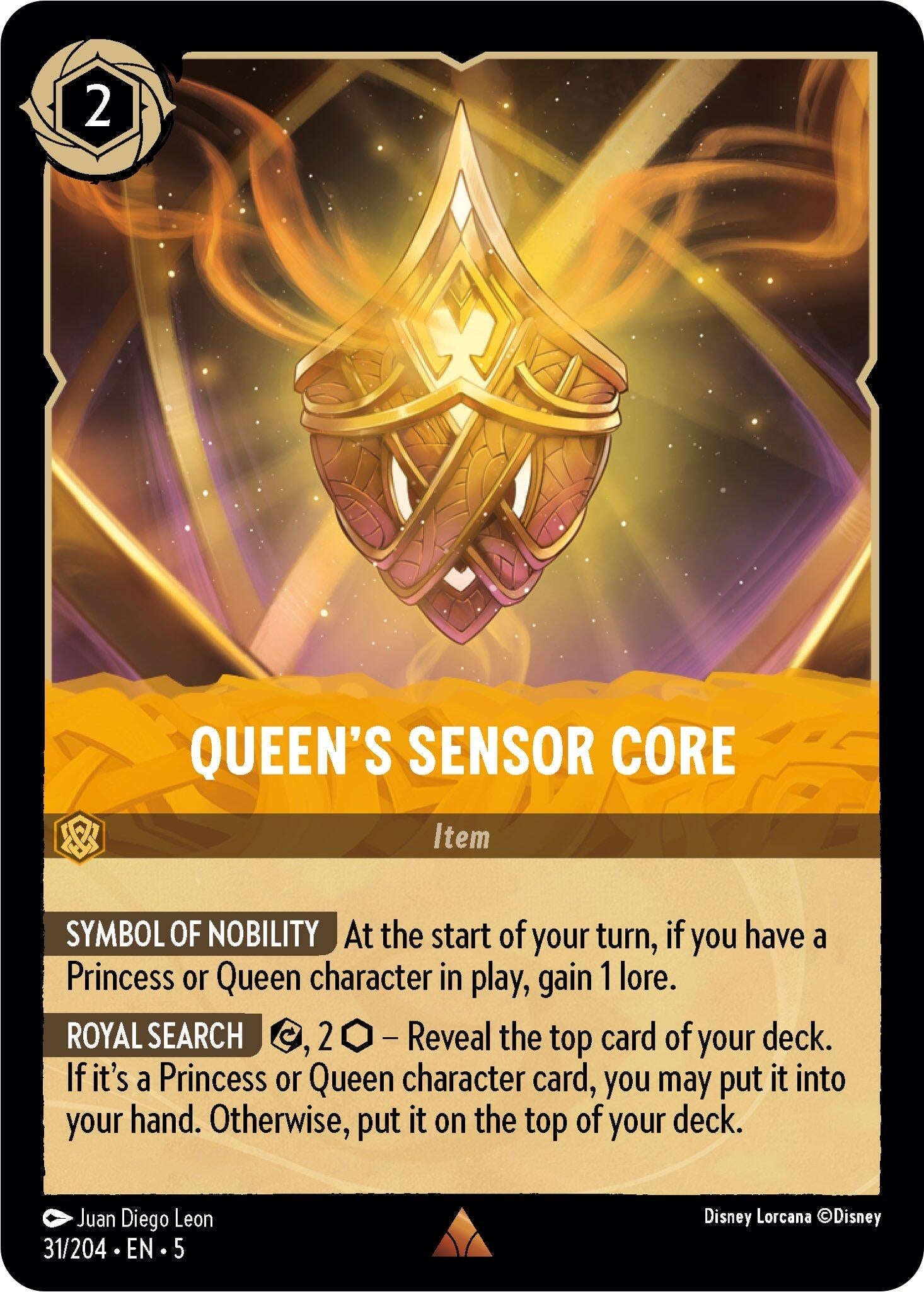 Image for Queen's Sensor Core (Shimmering Skies) (31/204) - Disney Lorcana