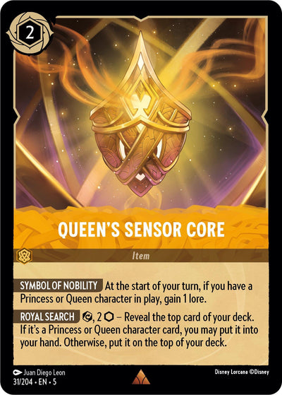 Image for Queen's Sensor Core (Shimmering Skies) (31/204) - Disney Lorcana