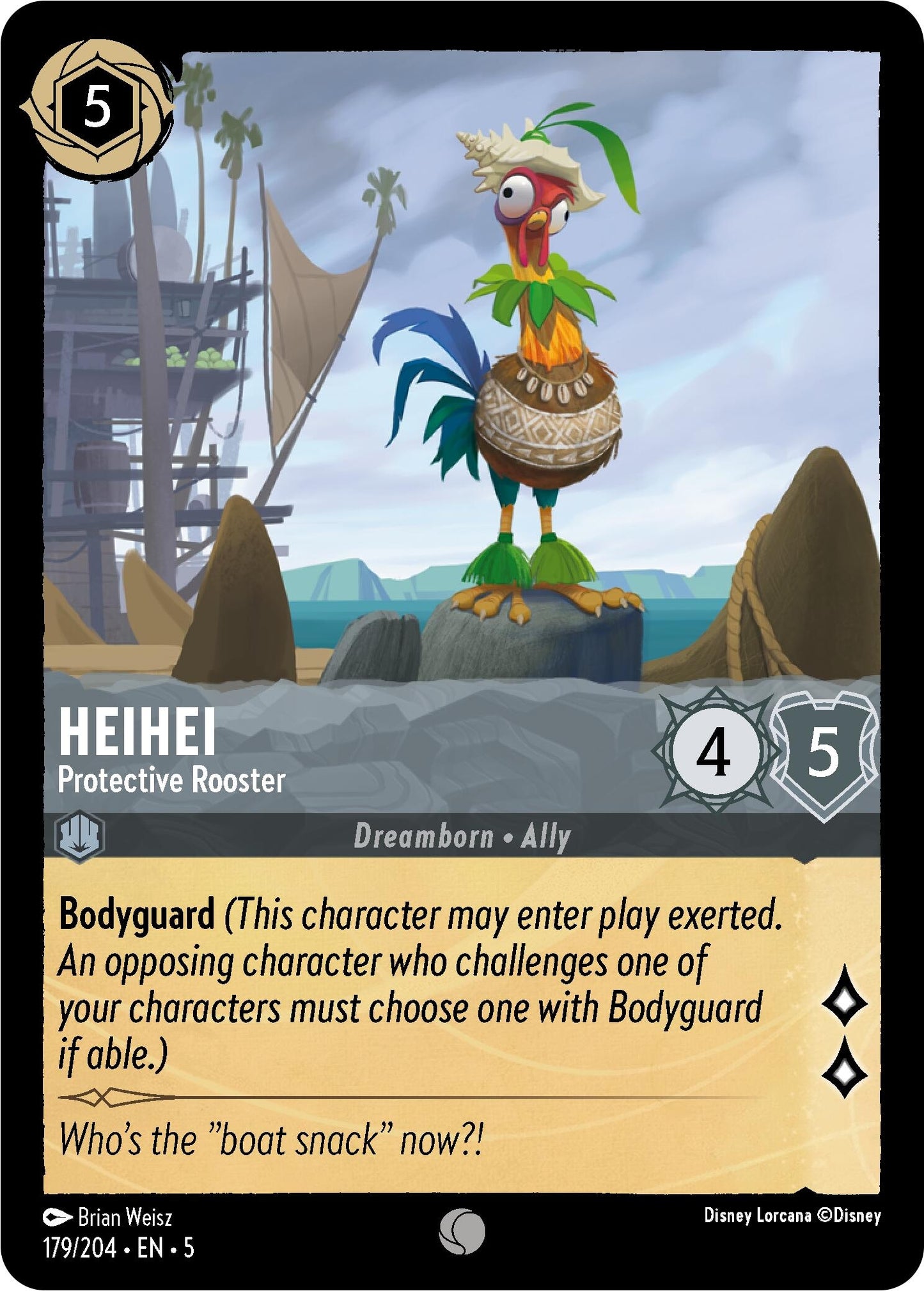 Image for HeiHei - Protective Rooster (Shimmering Skies) (179/204) - Disney Lorcana