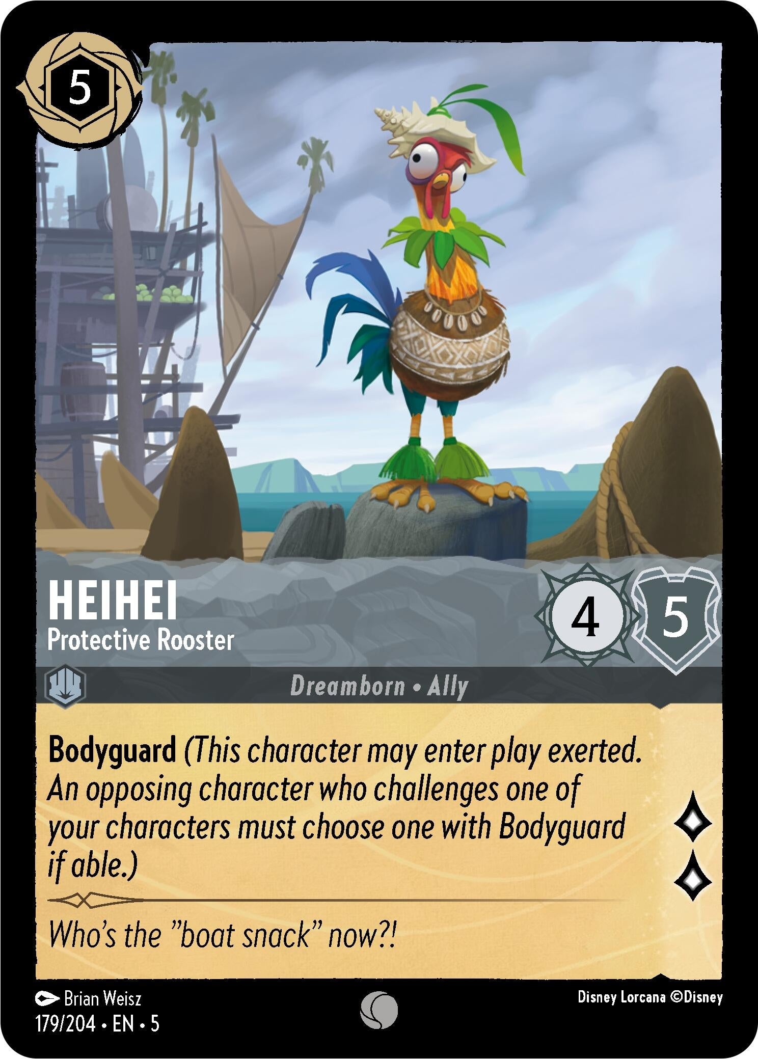Image for HeiHei - Protective Rooster (Shimmering Skies) (179/204) - Disney Lorcana