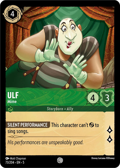 Image for Ulf - Mime (Shimmering Skies) (73/204) - Disney Lorcana