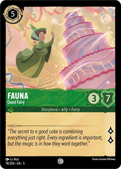 Image for Fauna - Good Fairy (Shimmering Skies) (78/204) - Disney Lorcana
