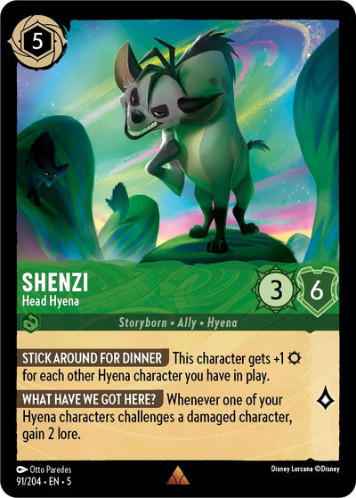 Image for Shenzi - Head Hyena (Shimmering Skies) (91/204) - Disney Lorcana