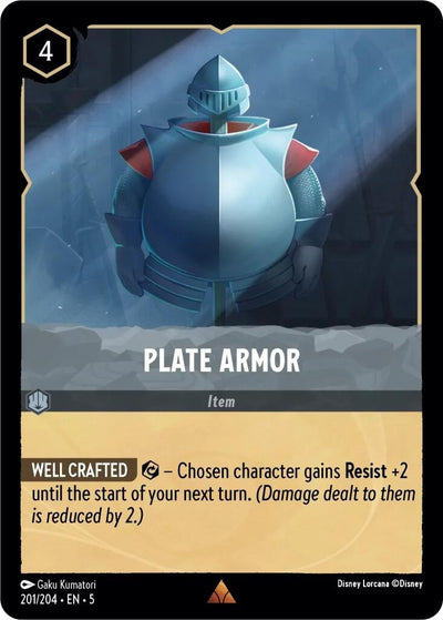 Image for Plate Armor (Shimmering Skies) (201/204) - Disney Lorcana