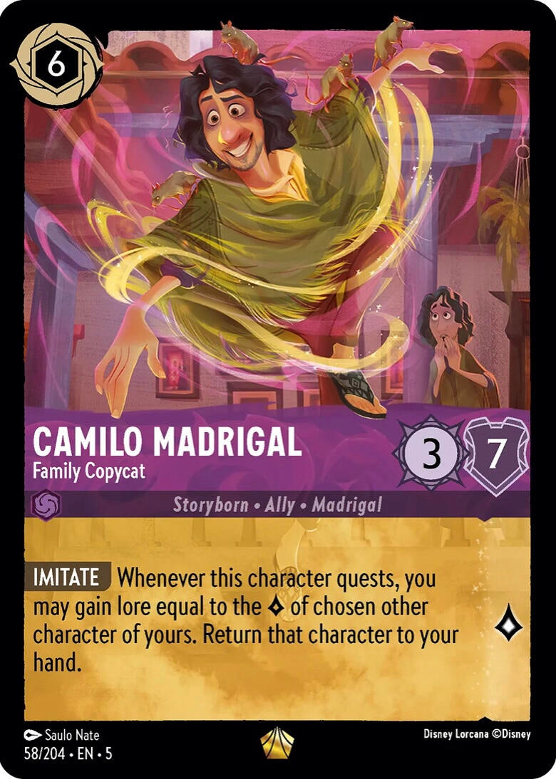 Image for Camilo Madrigal - Family Copycat (Shimmering Skies) (58/204) - Disney Lorcana