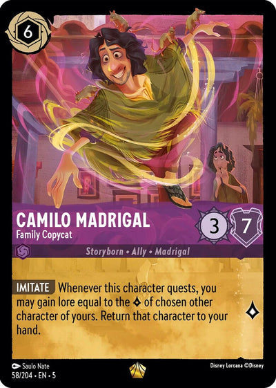 Image for Camilo Madrigal - Family Copycat (Shimmering Skies) (58/204) - Disney Lorcana