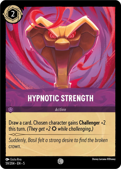 Image for Hypnotic Strength (Shimmering Skies) (59/204) - Disney Lorcana