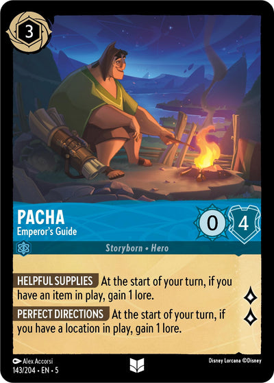 Image for Pacha - Emperor's Guide (Shimmering Skies) (143/204) - Disney Lorcana