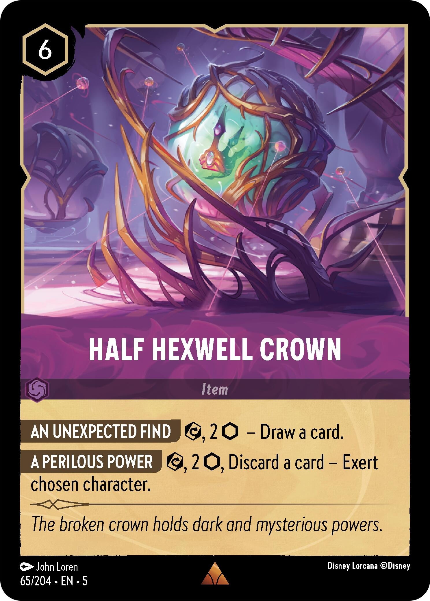 Image for Half Hexwell Crown (Shimmering Skies) (65/204) - Disney Lorcana