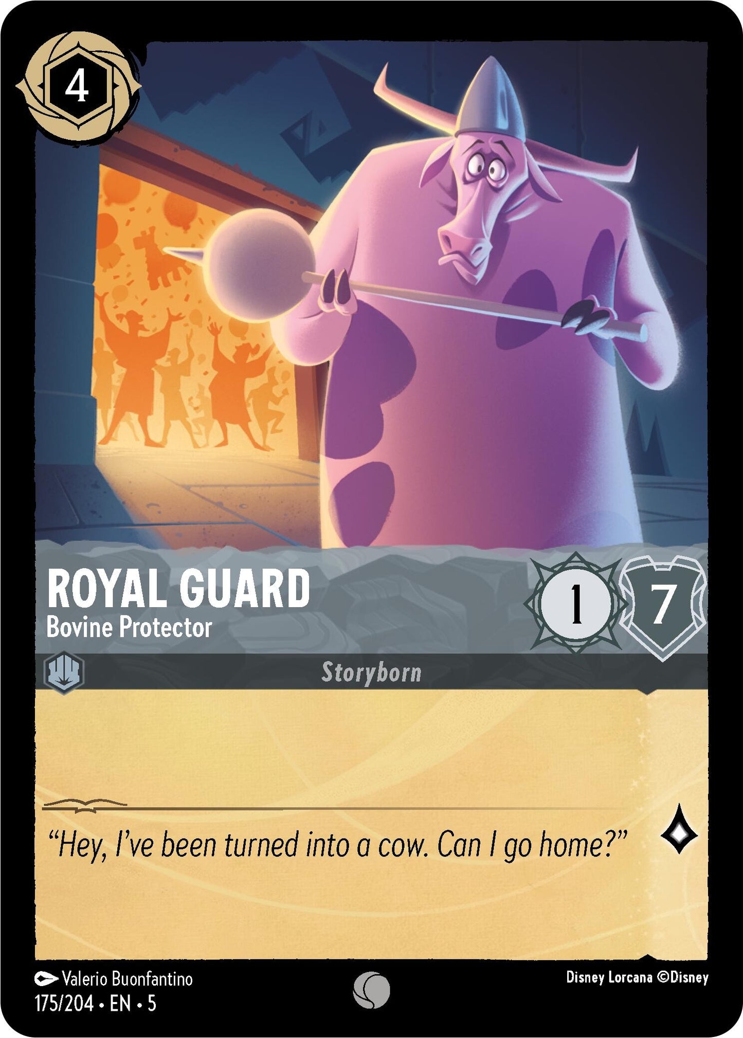 Image for Royal Guard - Bovine Protector (Shimmering Skies) (175/204) - Disney Lorcana