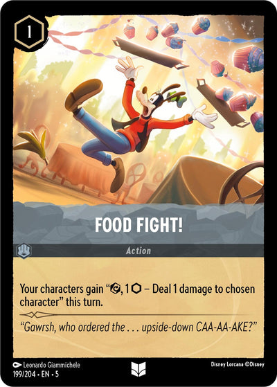 Image for Food Fight! (Shimmering Skies) (199/204) - Disney Lorcana