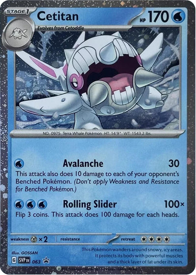 Image for Cetitan - 063 (Cosmos Holo) (SV: Scarlet & Violet Promo Cards) (063) - Pokemon