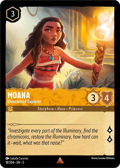 Image for Moana - Determined Explorer (Shimmering Skies) (18/204) - Disney Lorcana