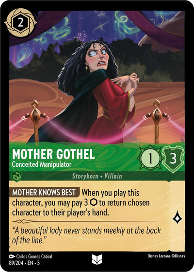 Image for Mother Gothel - Conceited Manipulator (Shimmering Skies) (89/204) - Disney Lorcana
