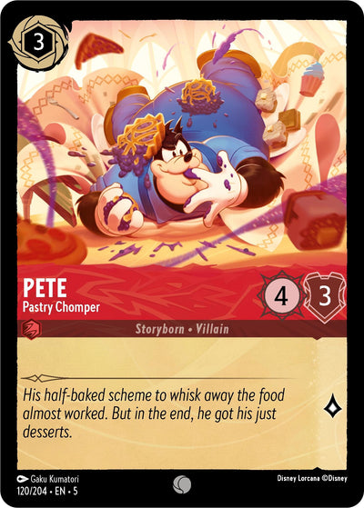 Image for Pete - Pastry Chomper (Shimmering Skies) (120/204) - Disney Lorcana