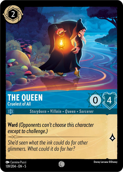 Image for The Queen - Cruelest of All (Shimmering Skies) (139/204) - Disney Lorcana
