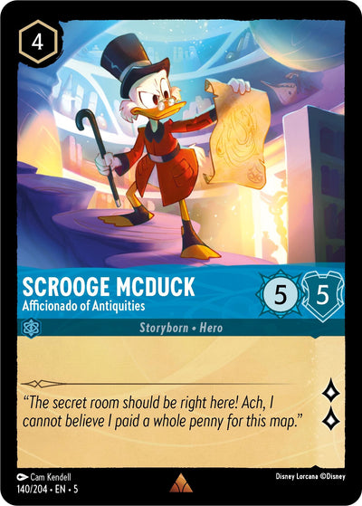 Image for Scrooge McDuck - Afficionado of Antiquities (Shimmering Skies) (140/204) - Disney Lorcana