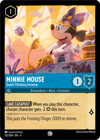 Image for Minnie Mouse - Quick-Thinking Inventor (Shimmering Skies) (152/204) - Disney Lorcana