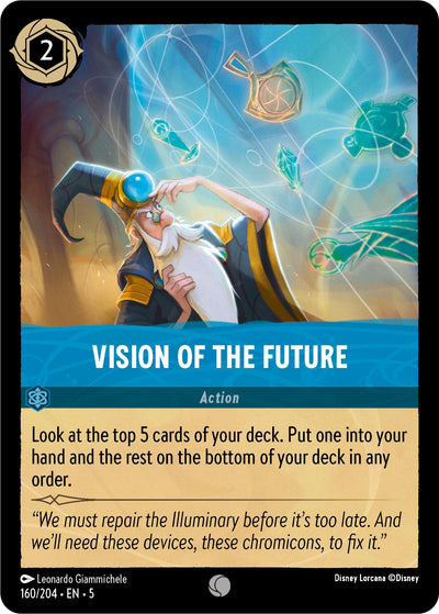 Image for Vision of the Future (Shimmering Skies) (160/204) - Disney Lorcana