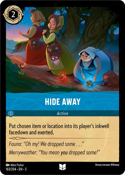 Image for Hide Away (Shimmering Skies) (163/204) - Disney Lorcana