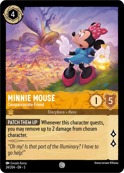 Image for Minnie Mouse - Compassionate Friend (Shimmering Skies) (24/204) - Disney Lorcana