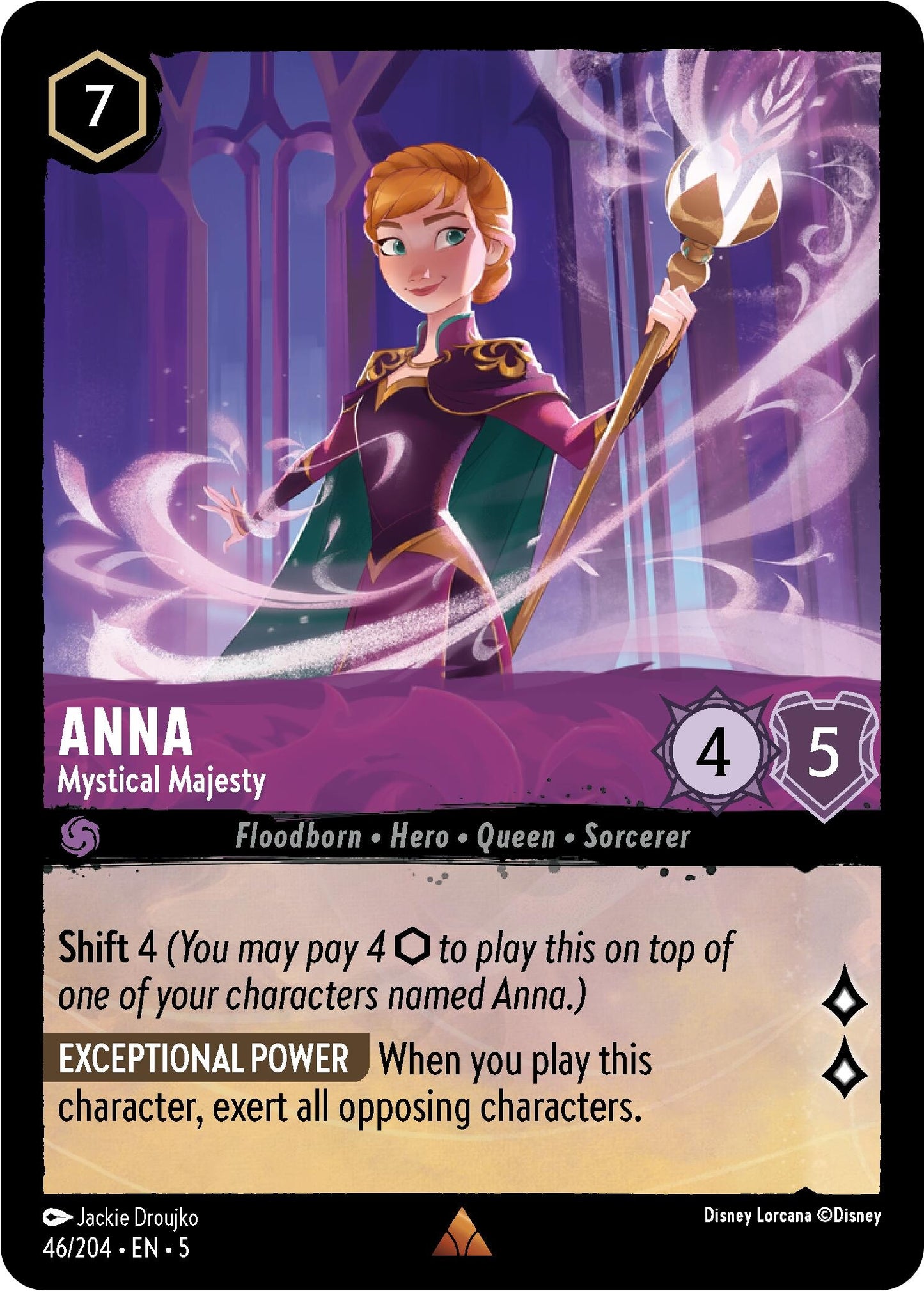 Image for Anna - Mystical Majesty (Shimmering Skies) (46/204) - Disney Lorcana