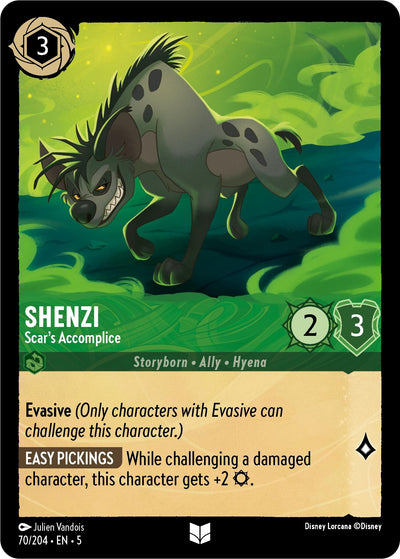Image for Shenzi - Scar's Accomplice (Shimmering Skies) (70/204) - Disney Lorcana