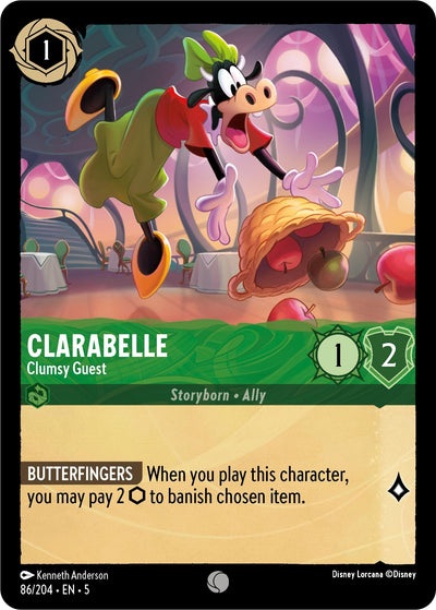 Image for Clarabelle - Clumsy Guest (Shimmering Skies) (86/204) - Disney Lorcana