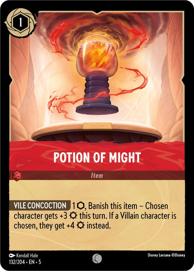Image for Potion of Might (Shimmering Skies) (132/204) - Disney Lorcana