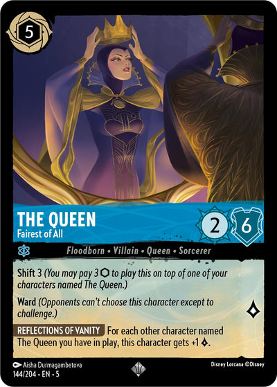 Image for The Queen - Fairest of All (Shimmering Skies) (144/204) - Disney Lorcana