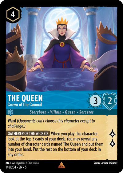 Image for The Queen - Crown of the Council (Shimmering Skies) (148/204) - Disney Lorcana