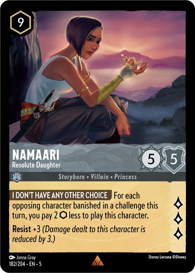 Image for Namaari - Resolute Daughter (Shimmering Skies) (182/204) - Disney Lorcana