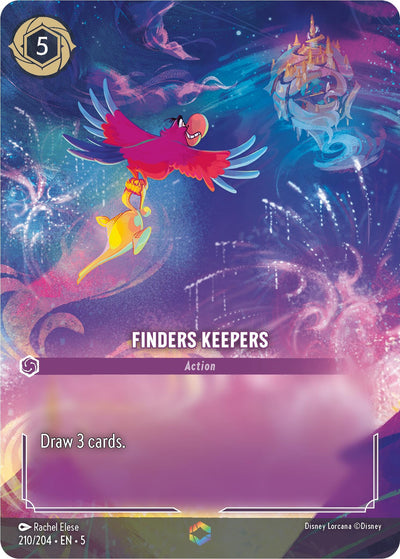 Image for Finders Keepers (Enchanted) (Shimmering Skies) (210/204) - Disney Lorcana