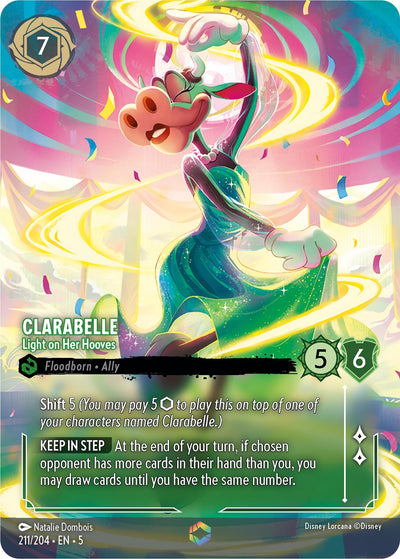 Image for Clarabelle - Light on Her Hooves (Enchanted) (Shimmering Skies) (211/204) - Disney Lorcana