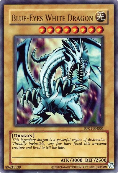Image for Blue-Eyes White Dragon (Retro Pack (2020 Date Reprint)) (RP01-EN001) - YuGiOh