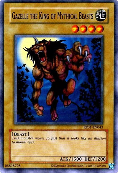 Image for Gazelle the King of Mythical Beasts (Retro Pack (2020 Date Reprint)) (RP01-EN043) - YuGiOh