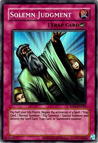 Image for Solemn Judgment (Retro Pack (2020 Date Reprint)) (RP01-EN045) - YuGiOh